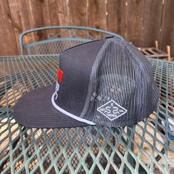 Southern String Hat Co Rope Black Hat SnapBack February Drop Marlboro Theme - Picture 4 of 7